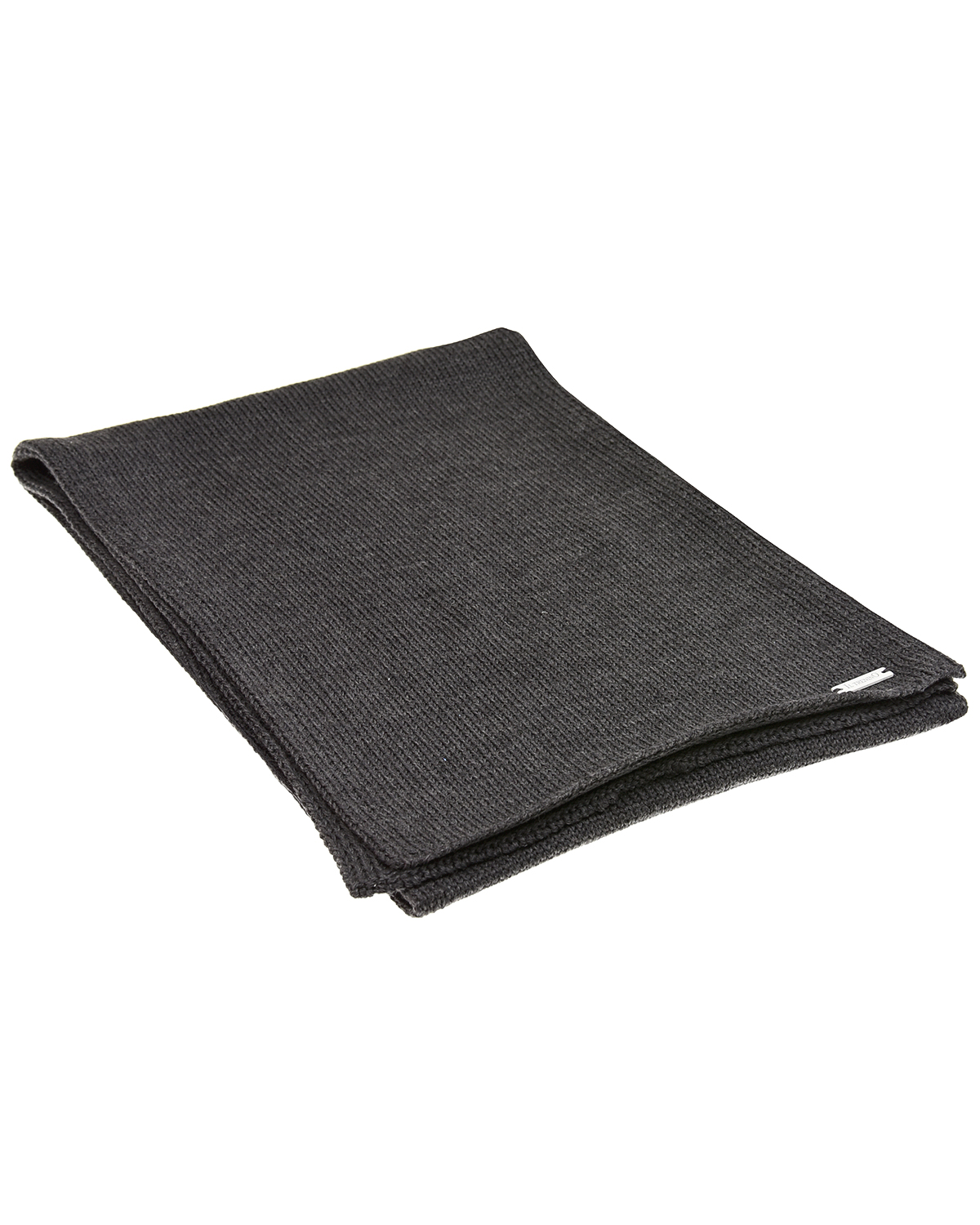 Темно-серый шарф 155х25 см