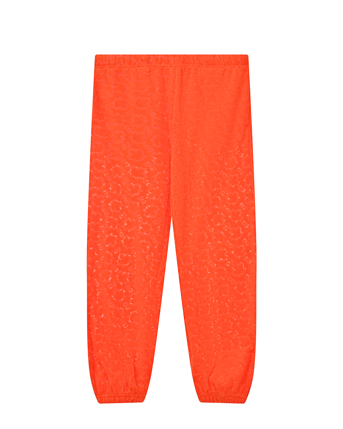 Оранжевые спортивные брюки со сплошным лого
