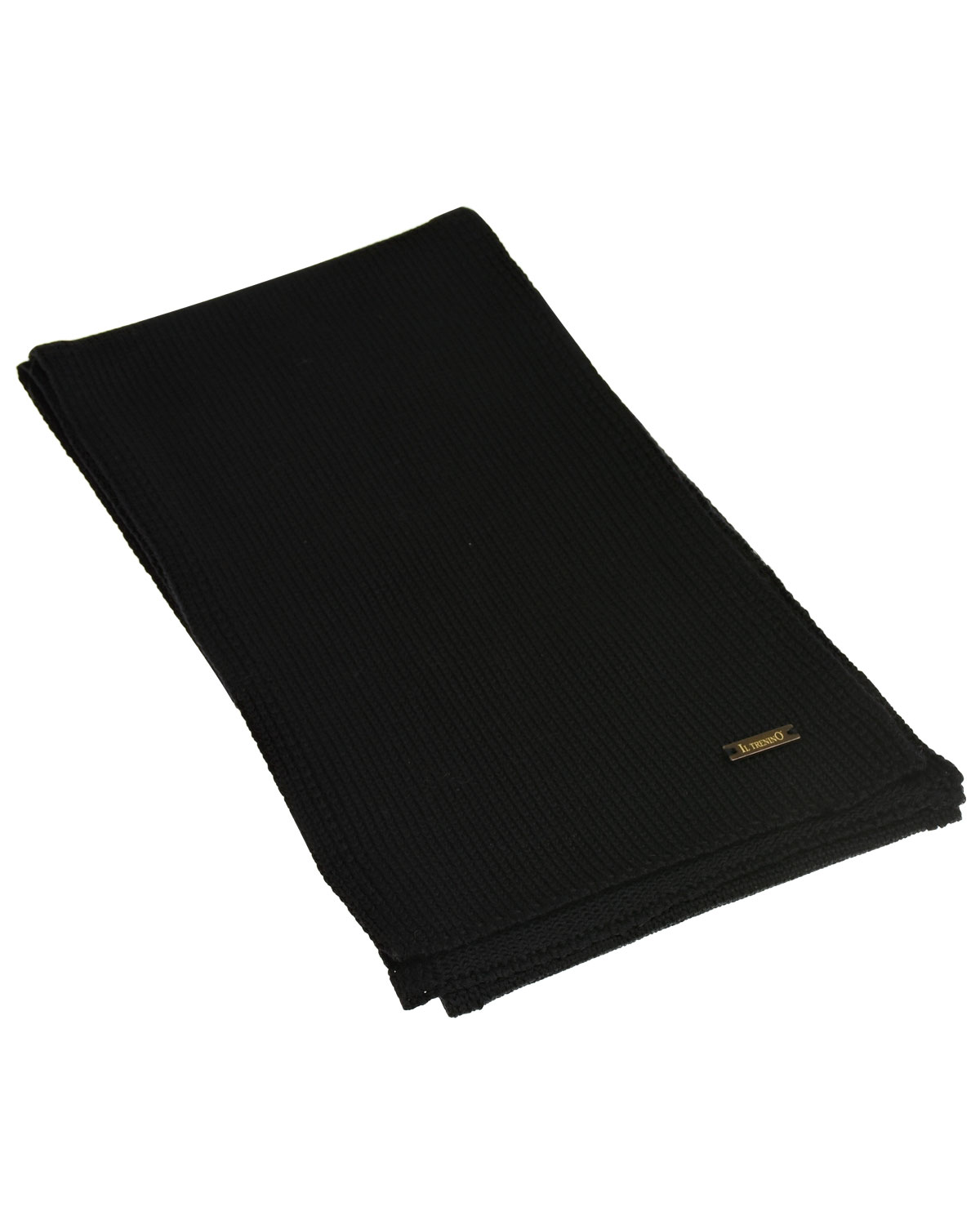 Черный шарф, 140x19 см