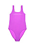 Фиолетовый купальник с логотипом