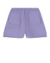 Фиолетовые шорты с поясом на резинке
