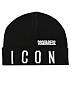 Черная шапка с вышивкой "Icon"