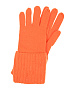 Оранжевые перчатки из кашемира с кристаллами Swarovski