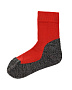 Красно-серые носки из шерсти мериноса