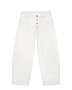 Белые джинсы с застежкой на пуговицы
