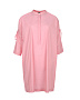 Розовое платье для беременных со сборкой на рукавах