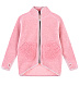 Розовая спортивная куртка с карманами-варежками