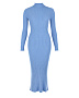 Голубое трикотажное платье La Roche