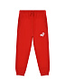 Красные спортивные брюки с белым логотипом