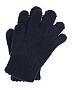 Темно-синие перчатки из шерсти