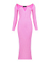 Розовое платье из кашемира