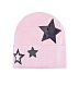 Розовая шапка со звездами