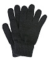 Черные перчатки из шерсти