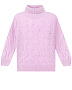 Розовый свитер из шерсти