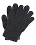 Темно-серые перчатки из шерсти