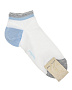 Носки с серо-голубыми полосками