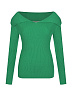 Зеленый трикотажный блузон