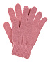Розовые перчатки из шерсти